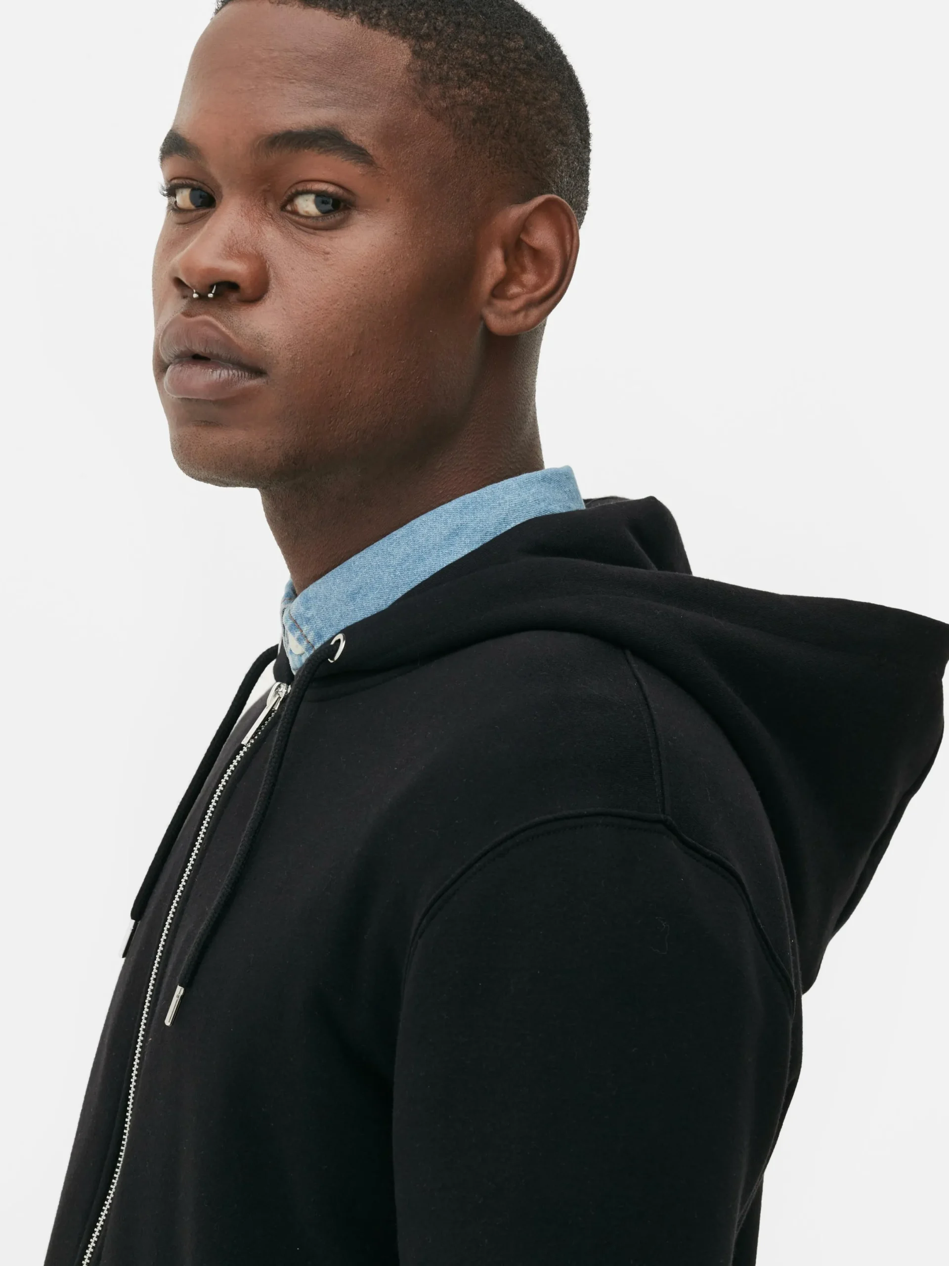 Hoodies Und Sweatshirts|Primark Essential-Hoodie Mit Reißverschluss Schwarz