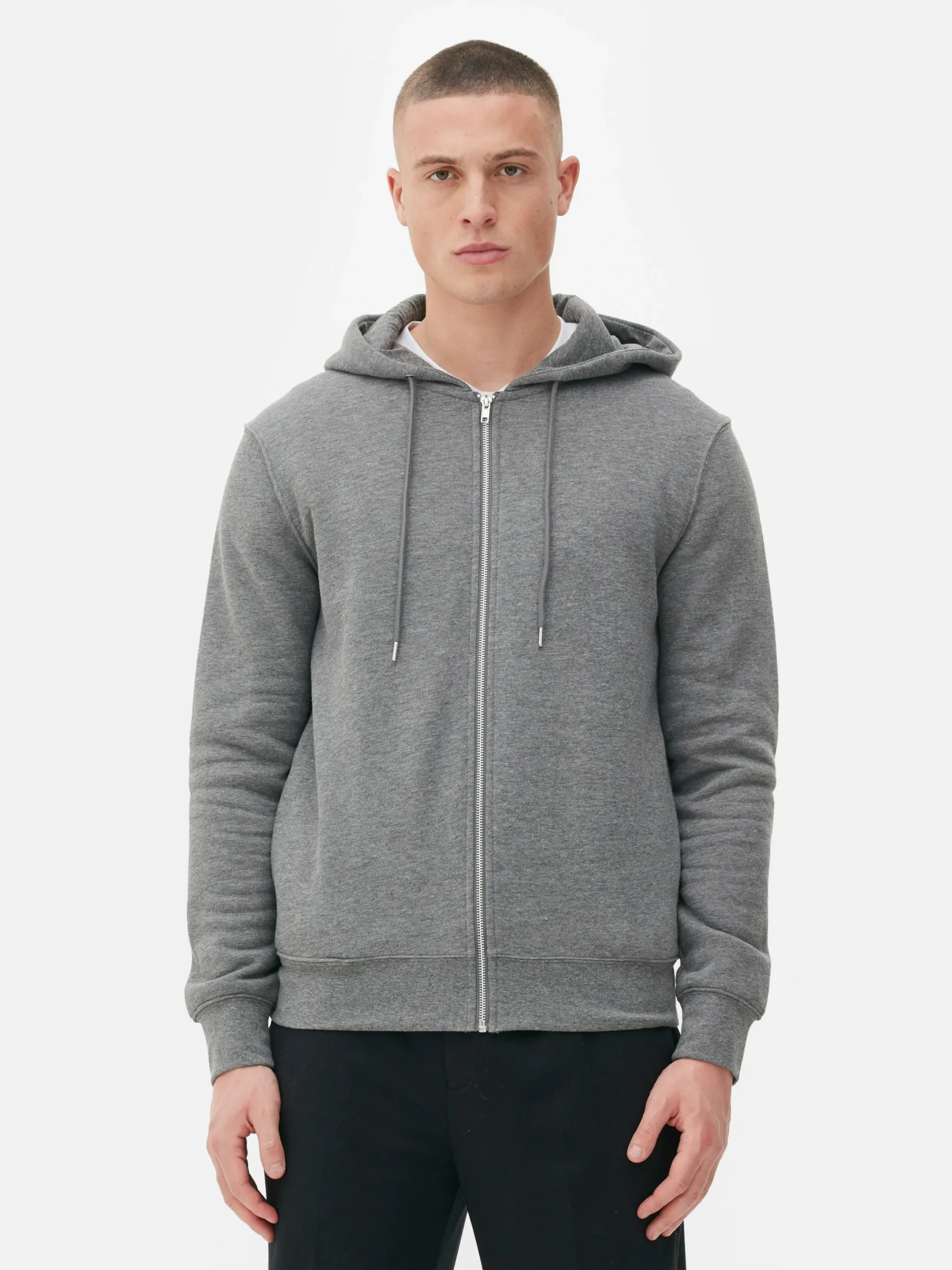 Hoodies Und Sweatshirts|Primark Essential-Hoodie Mit Reißverschluss Anthrazitfarben