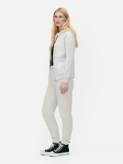 Loungewear|Hoodies Und Sweatshirts|Primark Essential-Hoodie Mit Reißverschluss Grau meliert