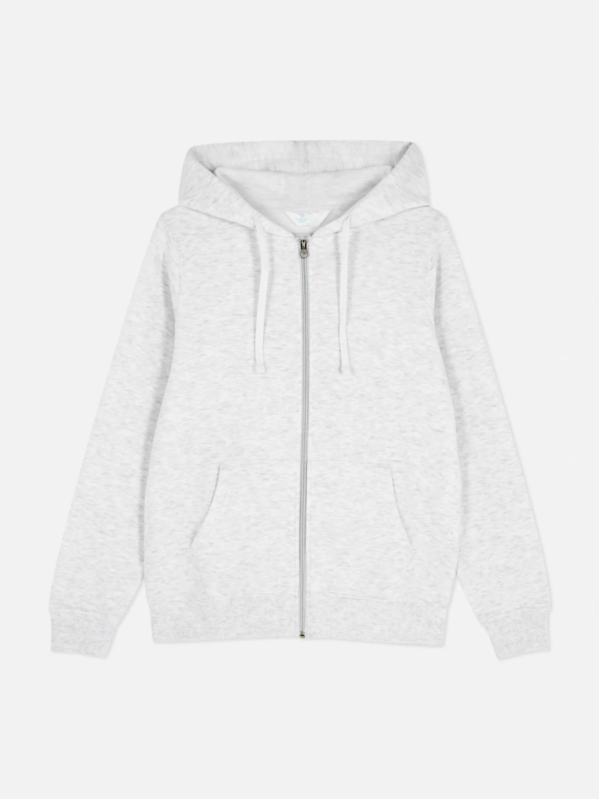 Loungewear|Hoodies Und Sweatshirts|Primark Essential-Hoodie Mit Reißverschluss Grau meliert