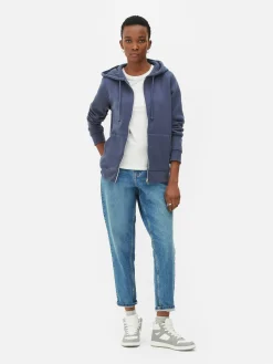 Hoodies Und Sweatshirts|Primark Essential-Hoodie Mit Reißverschluss Dunkelblau