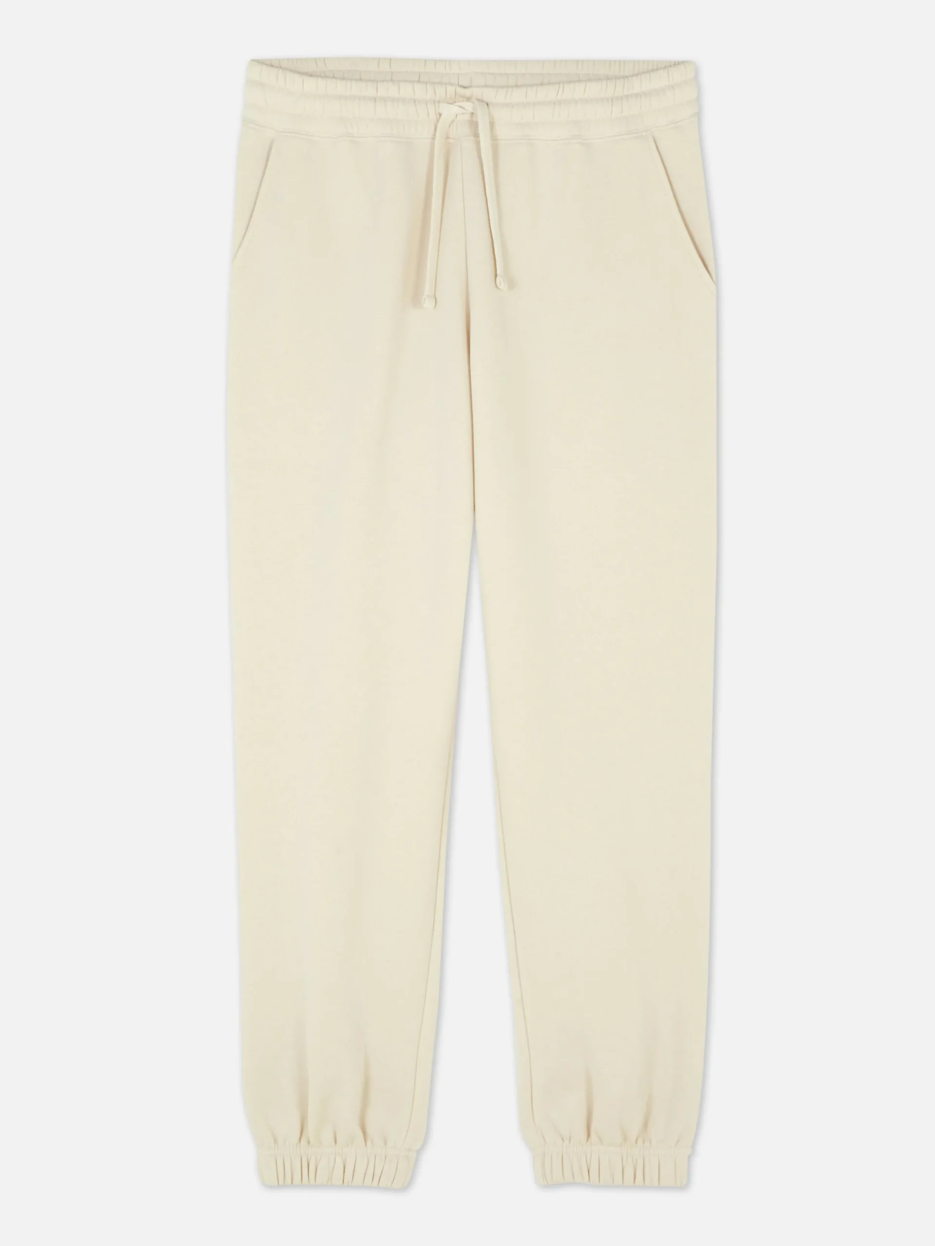 Loungewear|Jogginghosen|Primark Essential-Jogginghose, Regular Fit Cremefarben