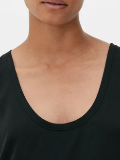 Tops Und T-Shirts|Primark Essential-Trägertop In Lässiger Passform Schwarz