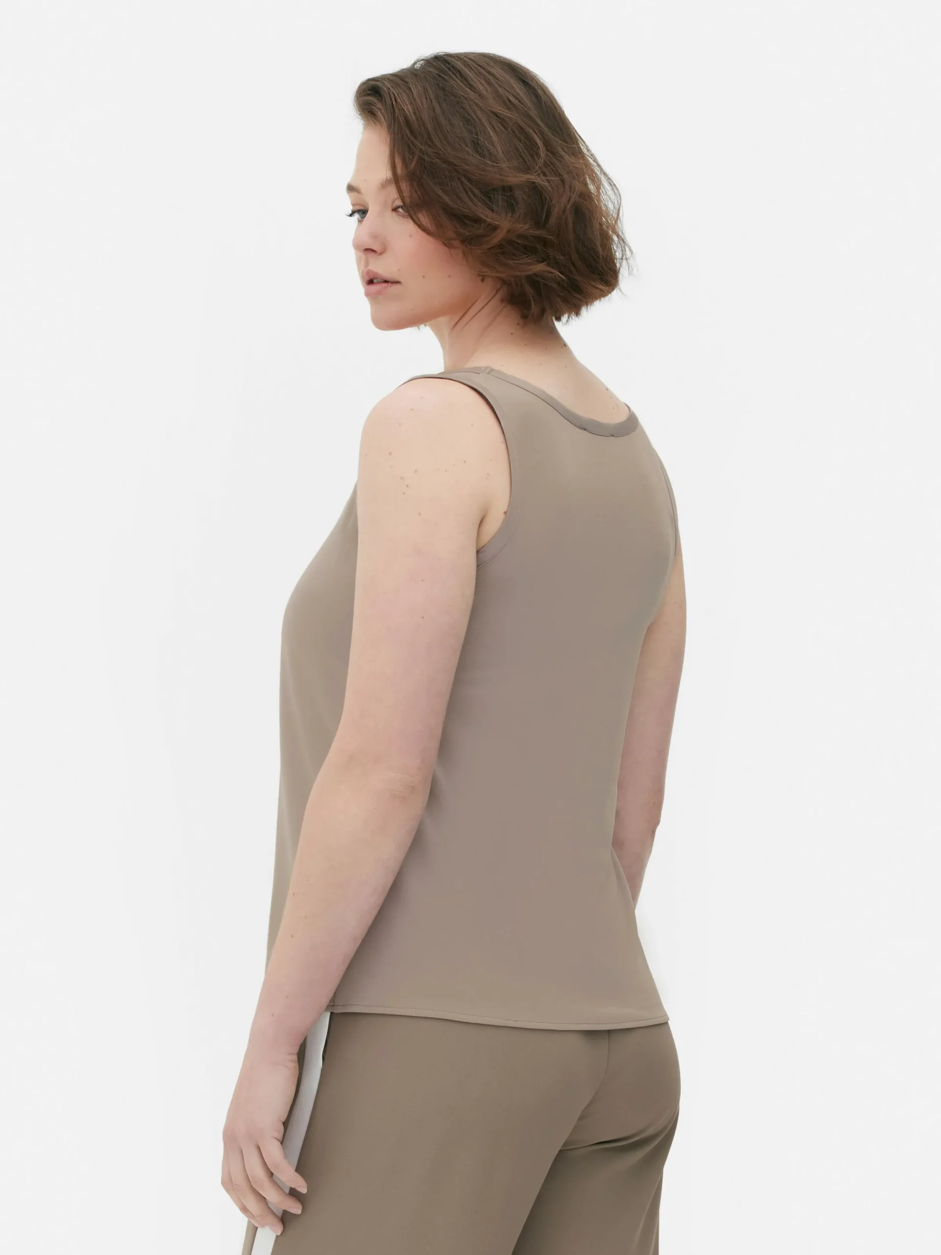 Tops Und T-Shirts|Primark Essential-Trägertop In Lässiger Passform Mokkafarben