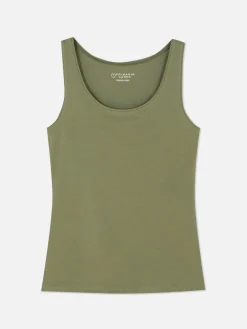 Tops Und T-Shirts|Primark Essential-Trägertop Mit Stretch Khakifarben