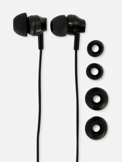 Kopfhörer|Primark Essentielle In-Ear-Kopfhörer Schwarz