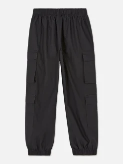 Hosen|Primark Fallschirm-Jogginghose Aus Popeline Schwarz