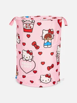 Wäschekörbe|Primark Faltbarer „Hello Kitty“ Behälter Zum 50. Jubiläum Rosa