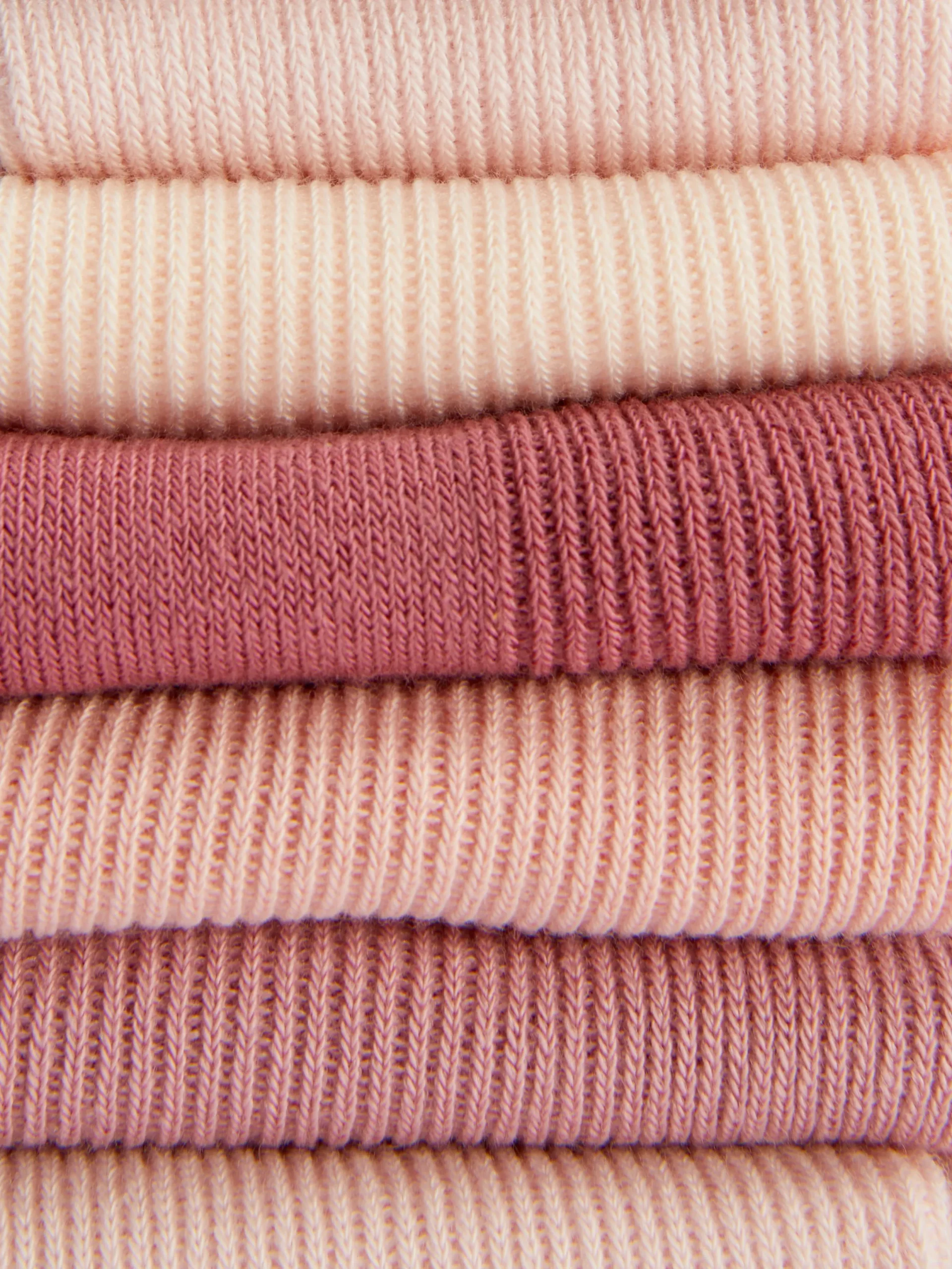 Socken|Primark Farblich Abgestimmte Crew-Socken, 5er-Pack Rosa