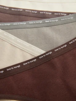 Slips|Primark Farblich Abgestimmte Stretch-Tangas, 5er-Pack Braun