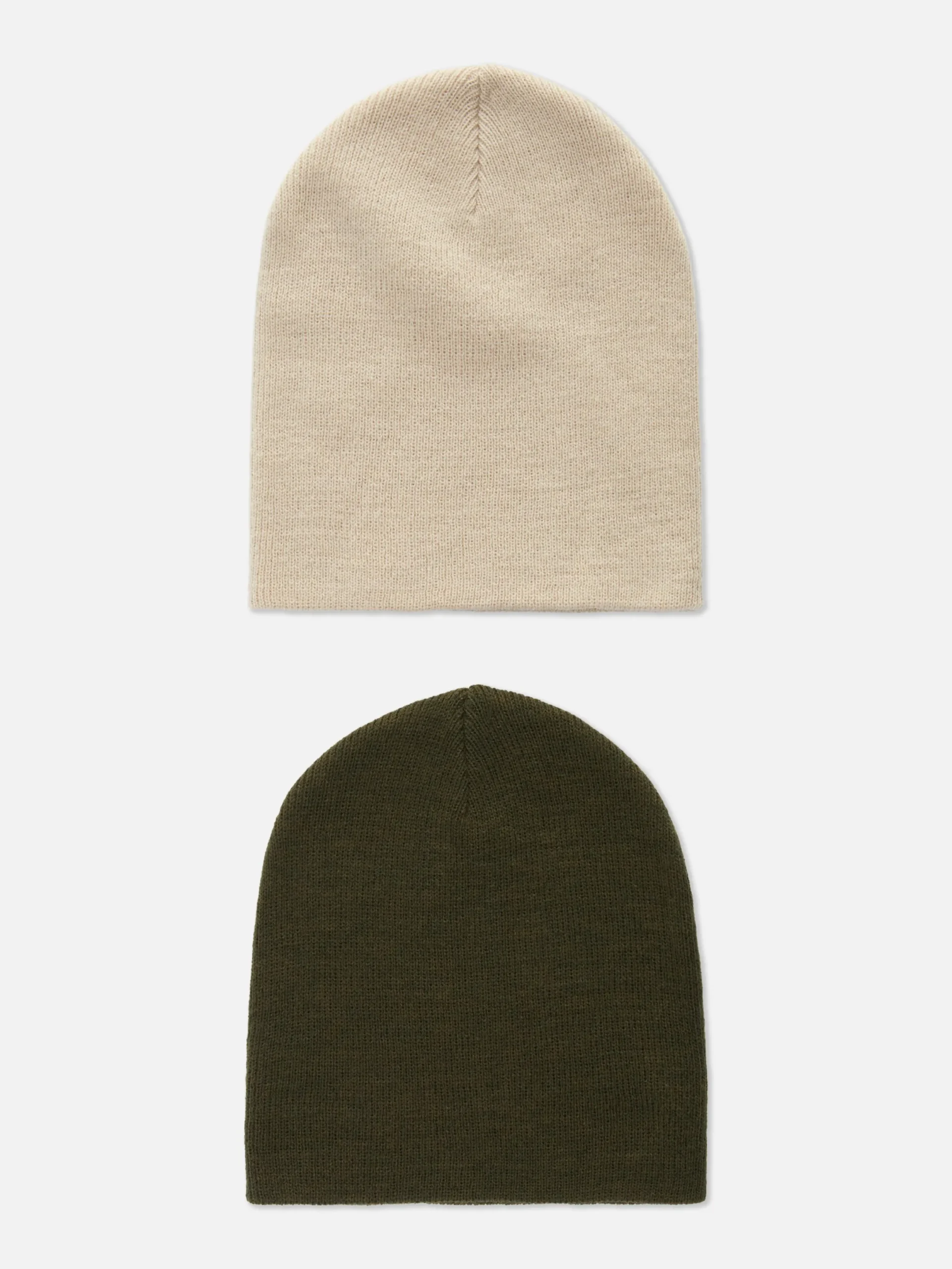 Mützen, Handschuhe Und Schals|Primark Feinstrick-Beanies, 2er-Pack Hellbeige