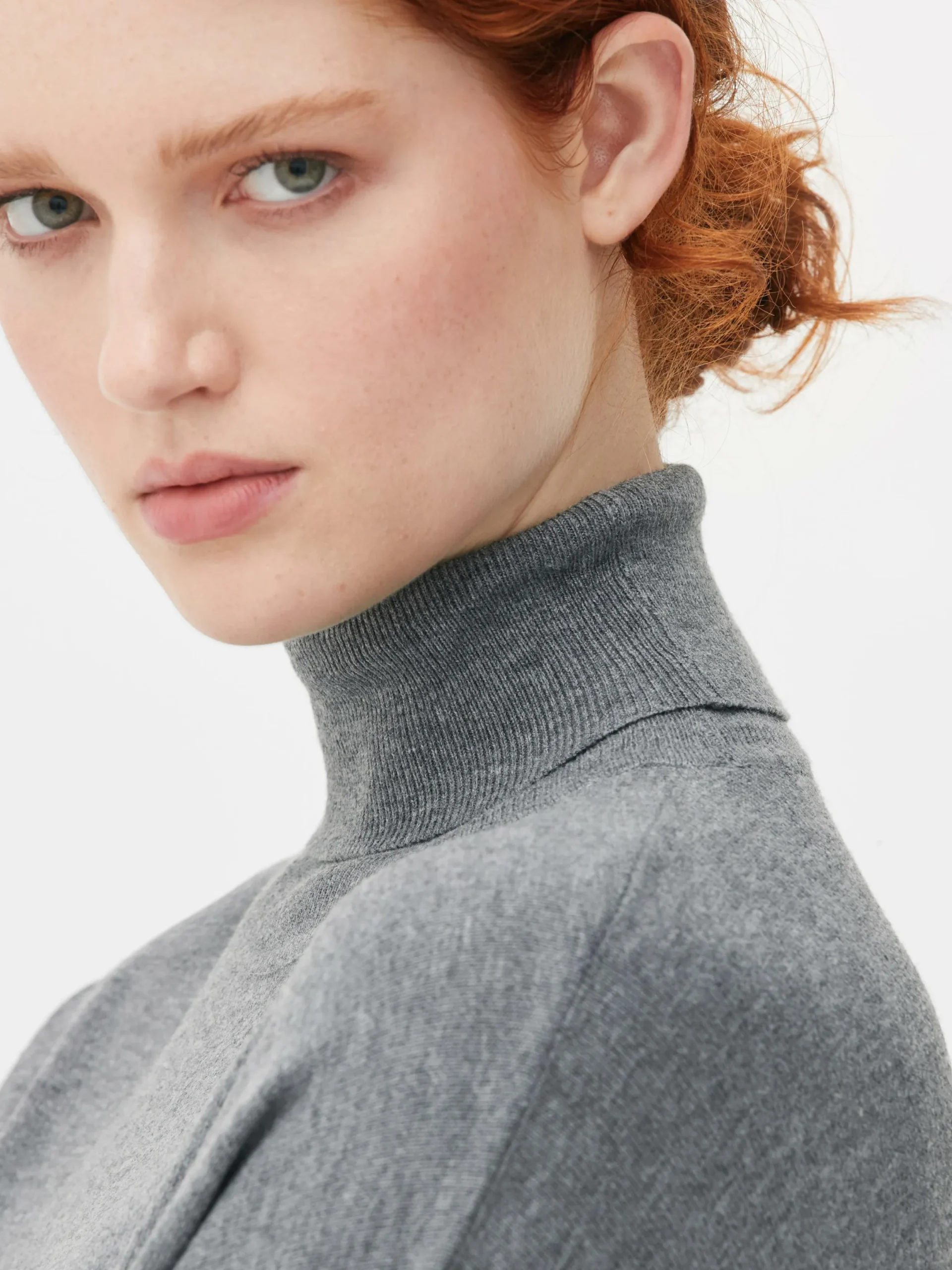 Pullover Und Cardigans|Primark Feinstrickpullover Mit Rollkragen Grau meliert