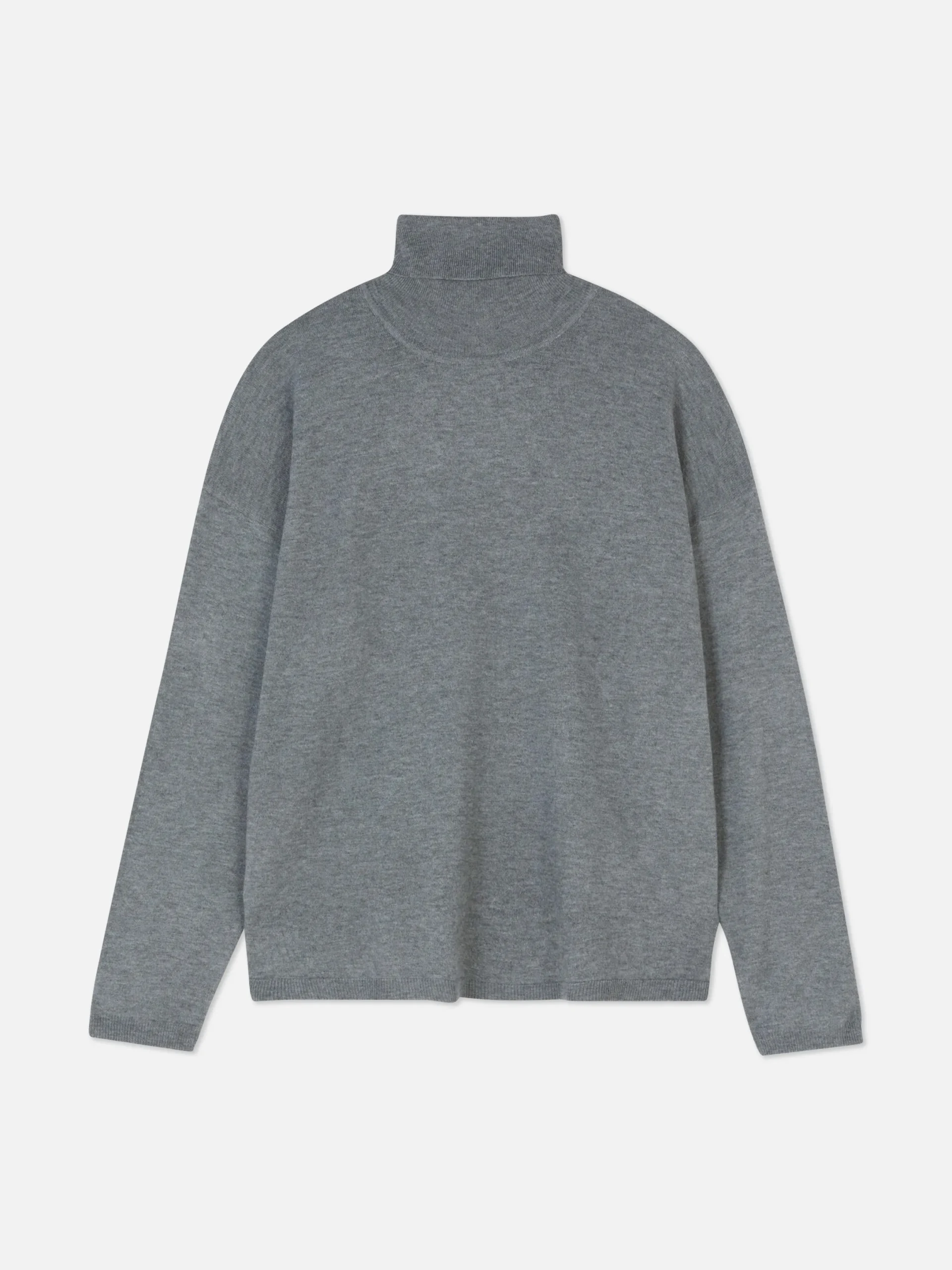 Pullover Und Cardigans|Primark Feinstrickpullover Mit Rollkragen Grau meliert