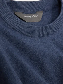 Pullover Und Cardigans|Primark Feinstrickpullover Mit Rundhalsausschnitt Blau
