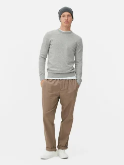Pullover Und Cardigans|Primark Feinstrickpullover Mit Rundhalsausschnitt Grau