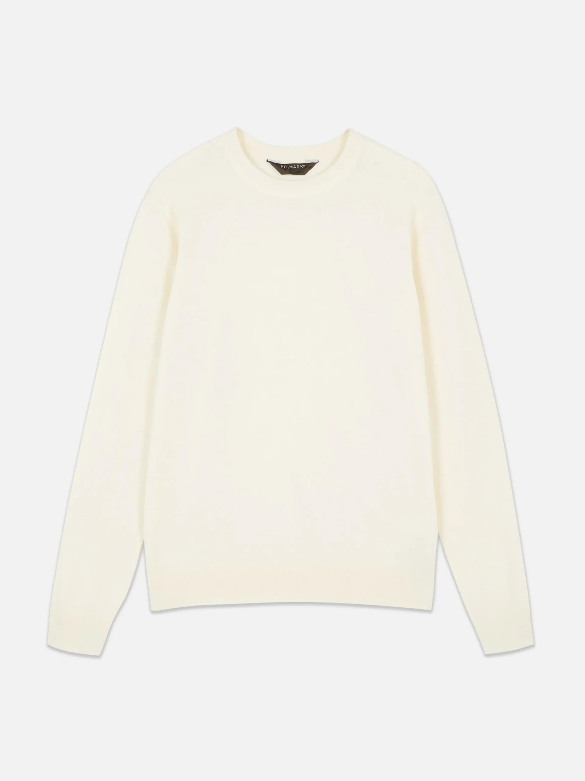 Pullover Und Cardigans|Primark Feinstrickpullover Mit Rundhalsausschnitt Ecrufarben