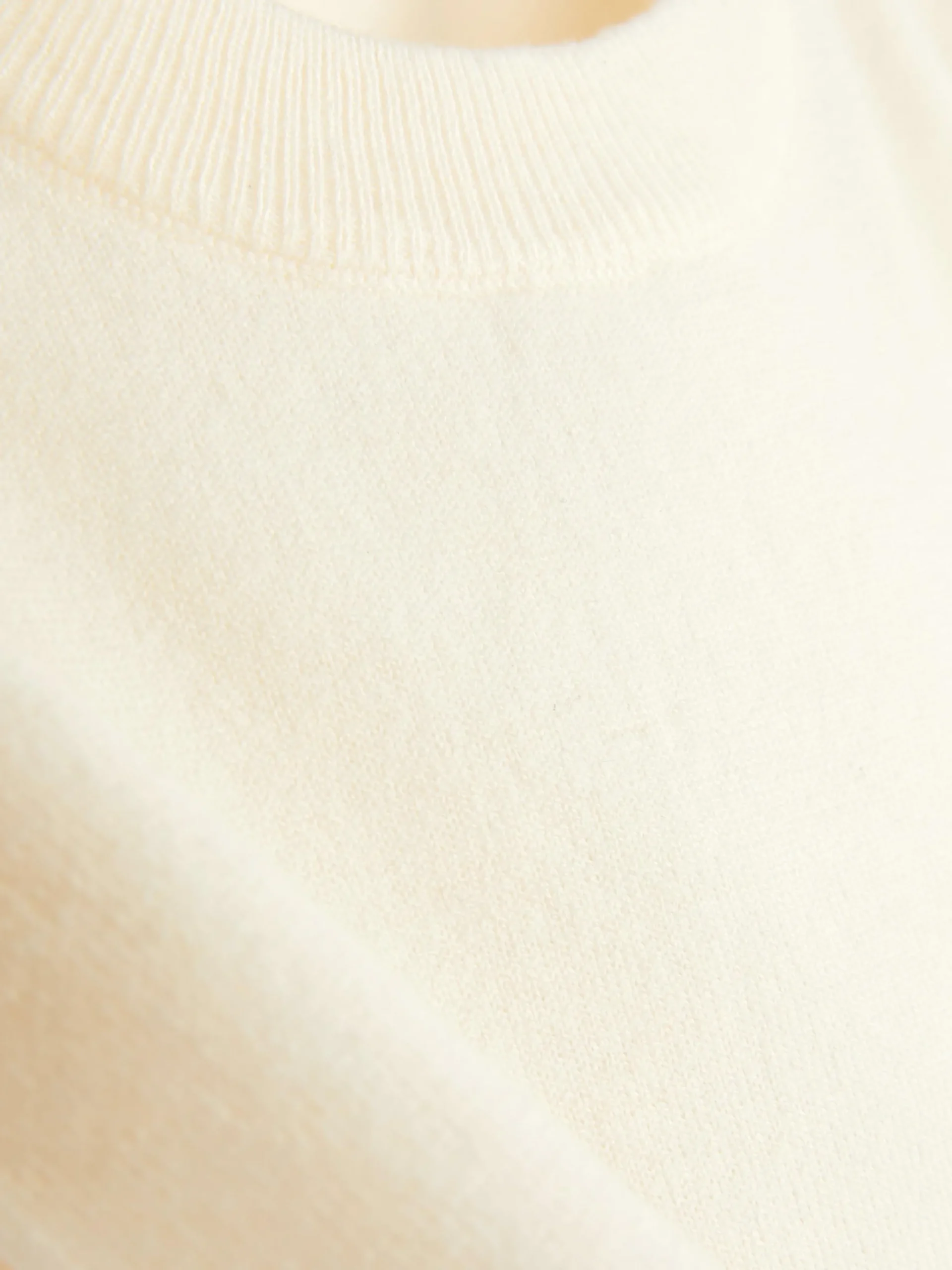 Pullover Und Cardigans|Primark Feinstrickpullover Mit Rundhalsausschnitt Ecrufarben