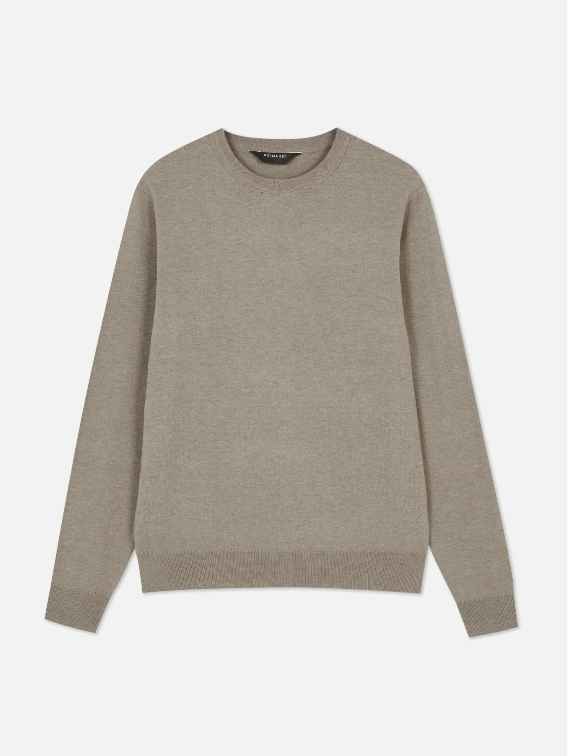 Pullover Und Cardigans|Primark Feinstrickpullover Mit Rundhalsausschnitt Naturfarben