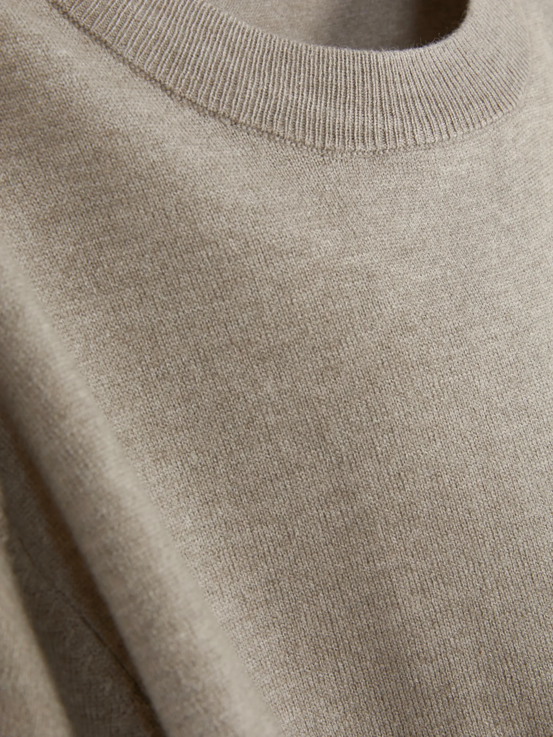 Pullover Und Cardigans|Primark Feinstrickpullover Mit Rundhalsausschnitt Naturfarben