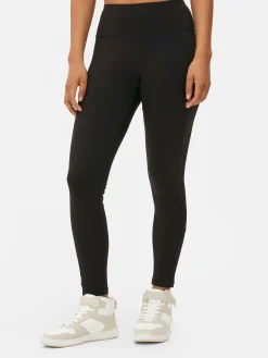 Fitnesskleidung Und Activewear|Primark Figurformende Performance-Leggings Mit Hohem Bund Schwarz