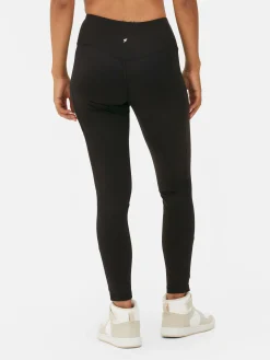 Fitnesskleidung Und Activewear|Primark Figurformende Performance-Leggings Mit Hohem Bund Schwarz