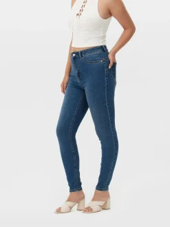 Jeans|Primark Figurformende Skinny Jeans Mittelblau