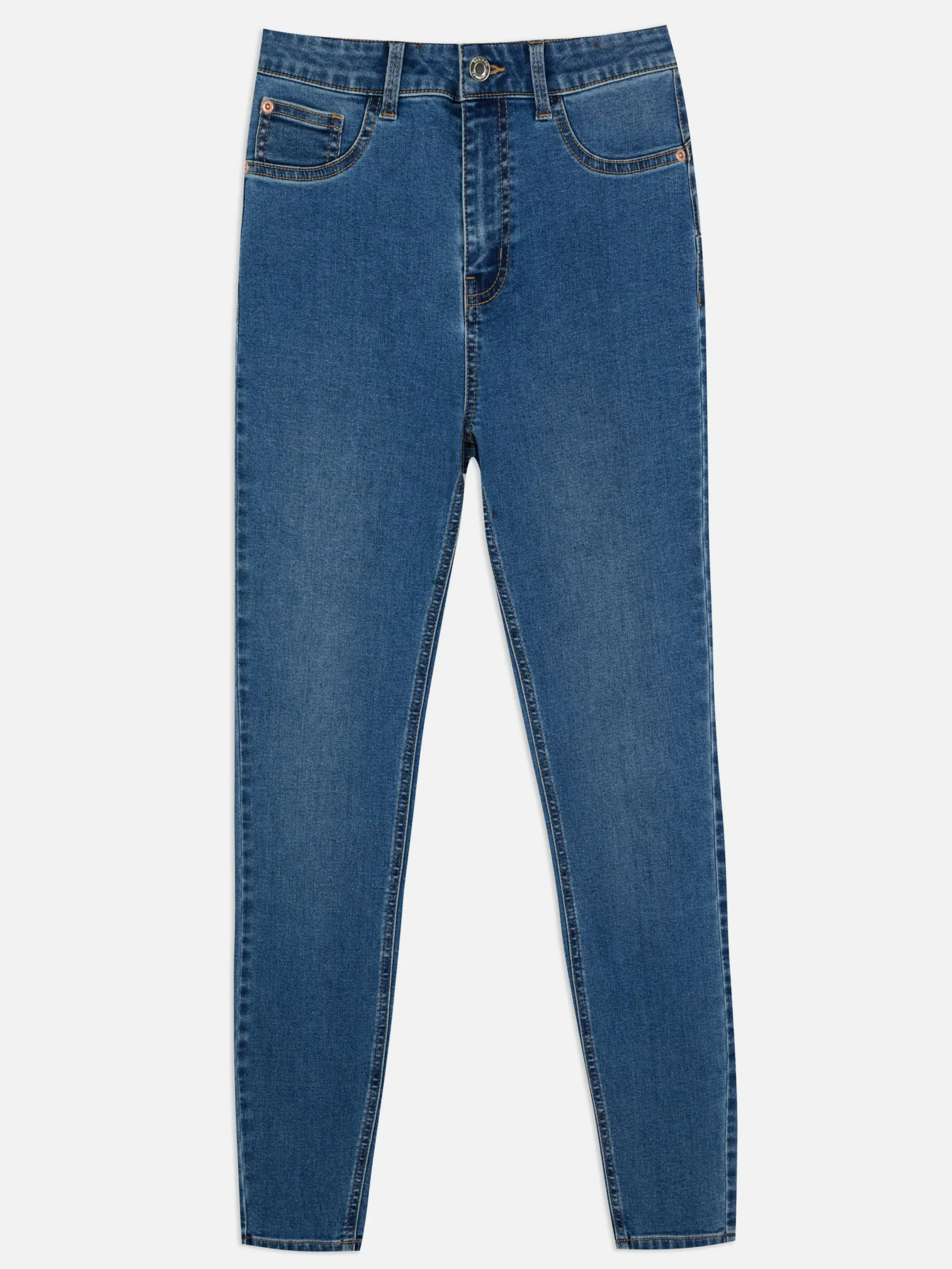 Jeans|Primark Figurformende Skinny Jeans Mittelblau