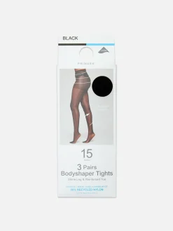 Strumpfhosen|Primark Figurformende Strumpfhose, 15 Den, 3er-Pack Schwarz