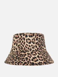Mützen, Handschuhe Und Schals|Primark Fischerhut Mit Leopardenmuster Braun