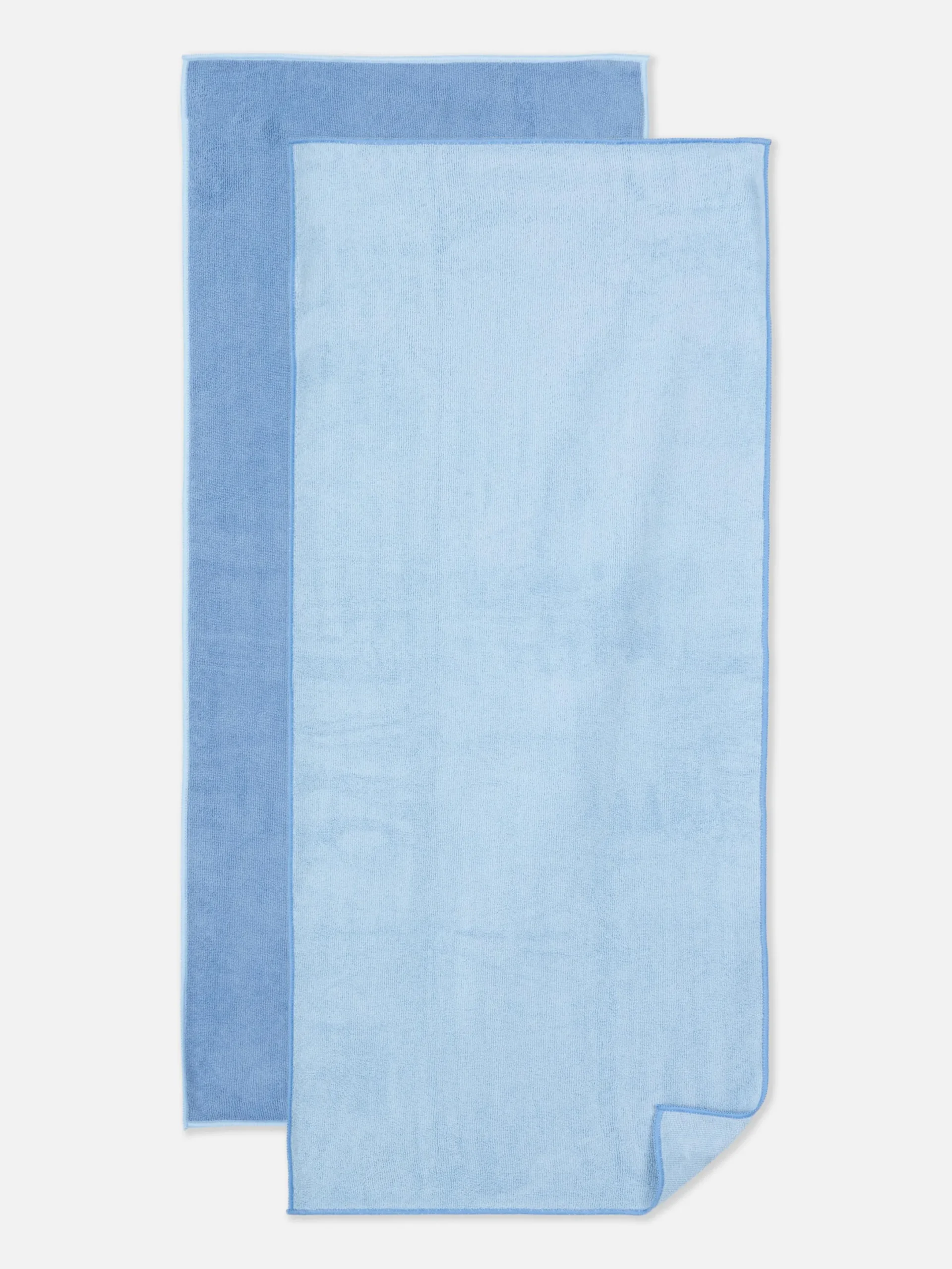 Handtücher|Primark Fitnesshandtücher, 2er-Pack Blau