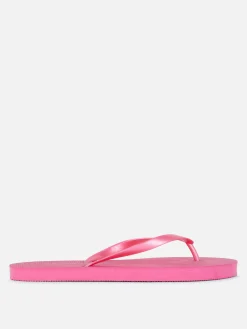 Flipflops Und Badesandalen|Primark Flache Basic Flipflops Fuchsiafarben