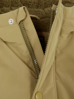 Jacken Und Mäntel|Primark Flauschiger, Gefütterter Mantel Mit Knopfleiste Braun
