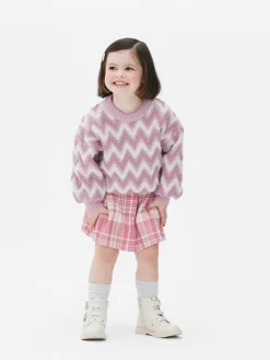 Pullover Und Cardigans|Primark Flauschiger Strickpullover Mit Zickzackmuster Rosa