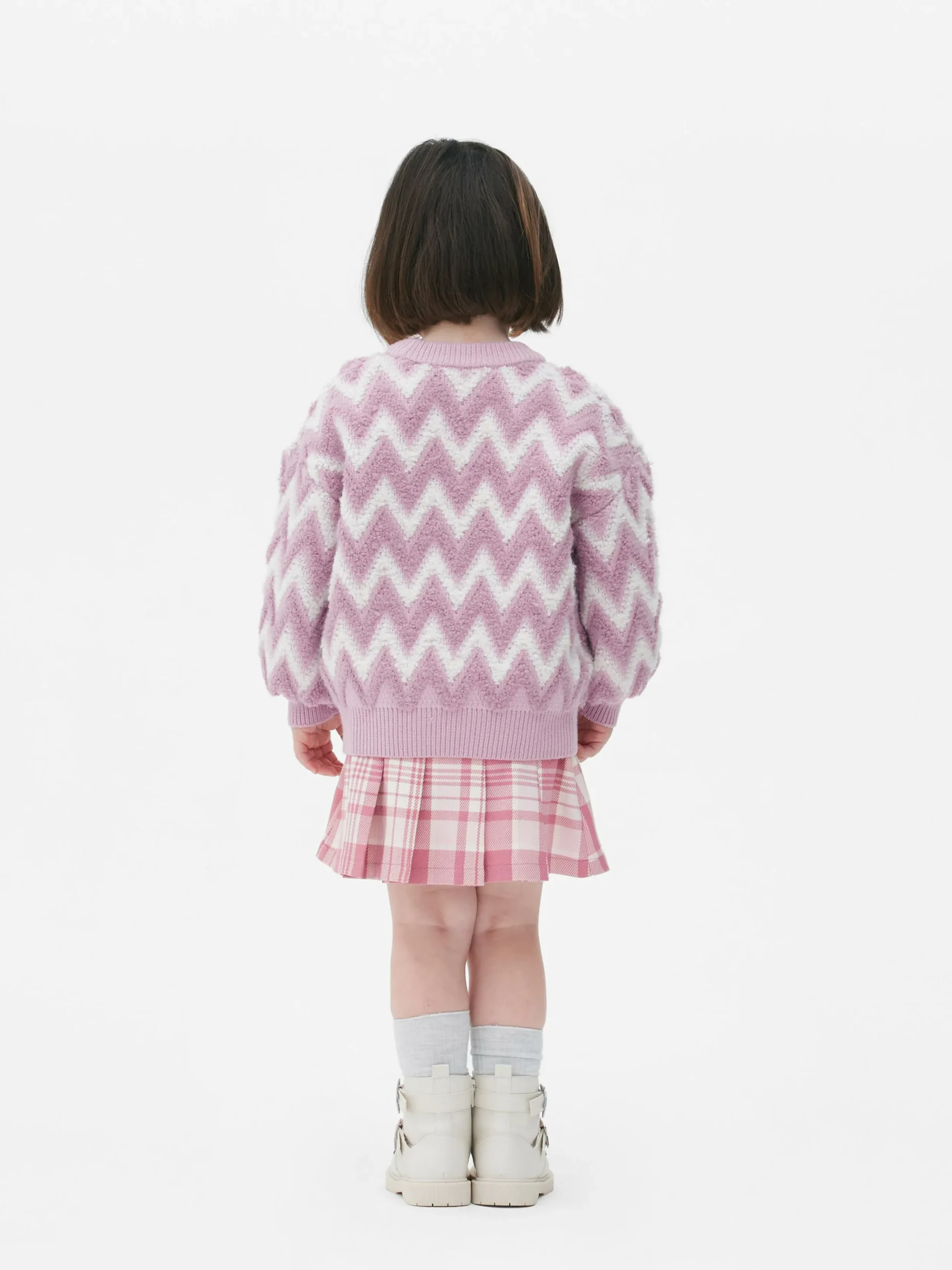 Pullover Und Cardigans|Primark Flauschiger Strickpullover Mit Zickzackmuster Rosa