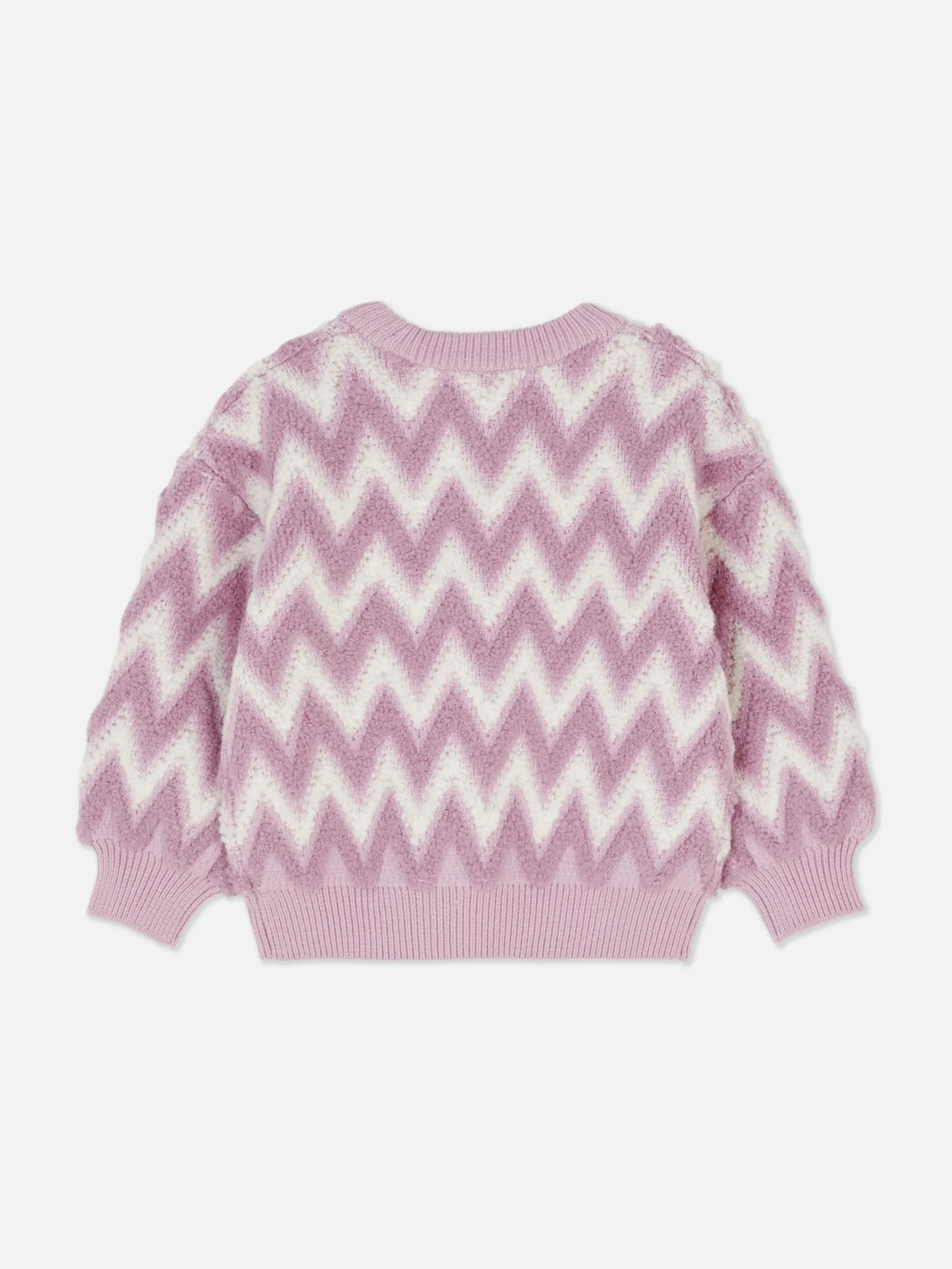 Pullover Und Cardigans|Primark Flauschiger Strickpullover Mit Zickzackmuster Rosa