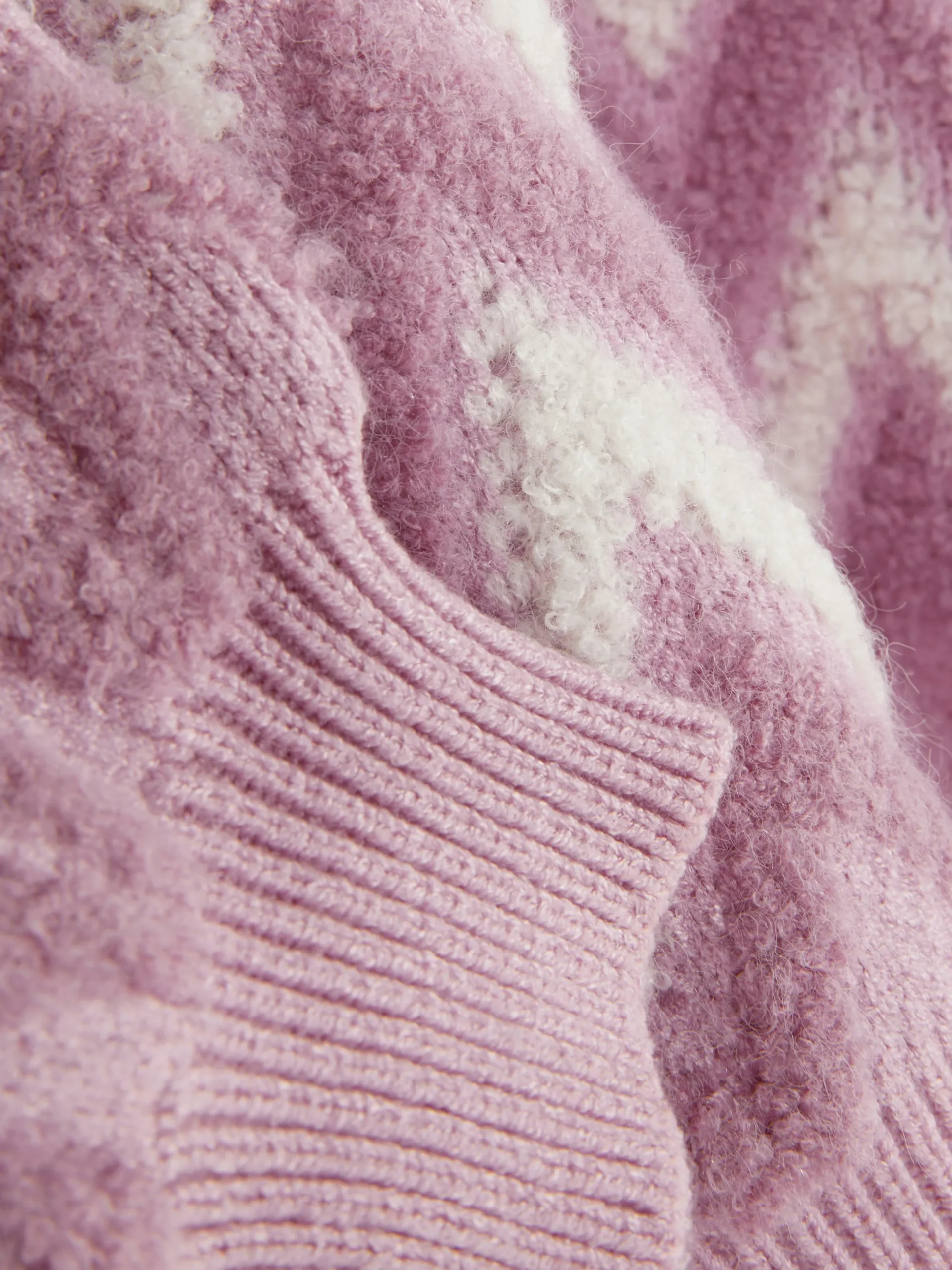 Pullover Und Cardigans|Primark Flauschiger Strickpullover Mit Zickzackmuster Rosa