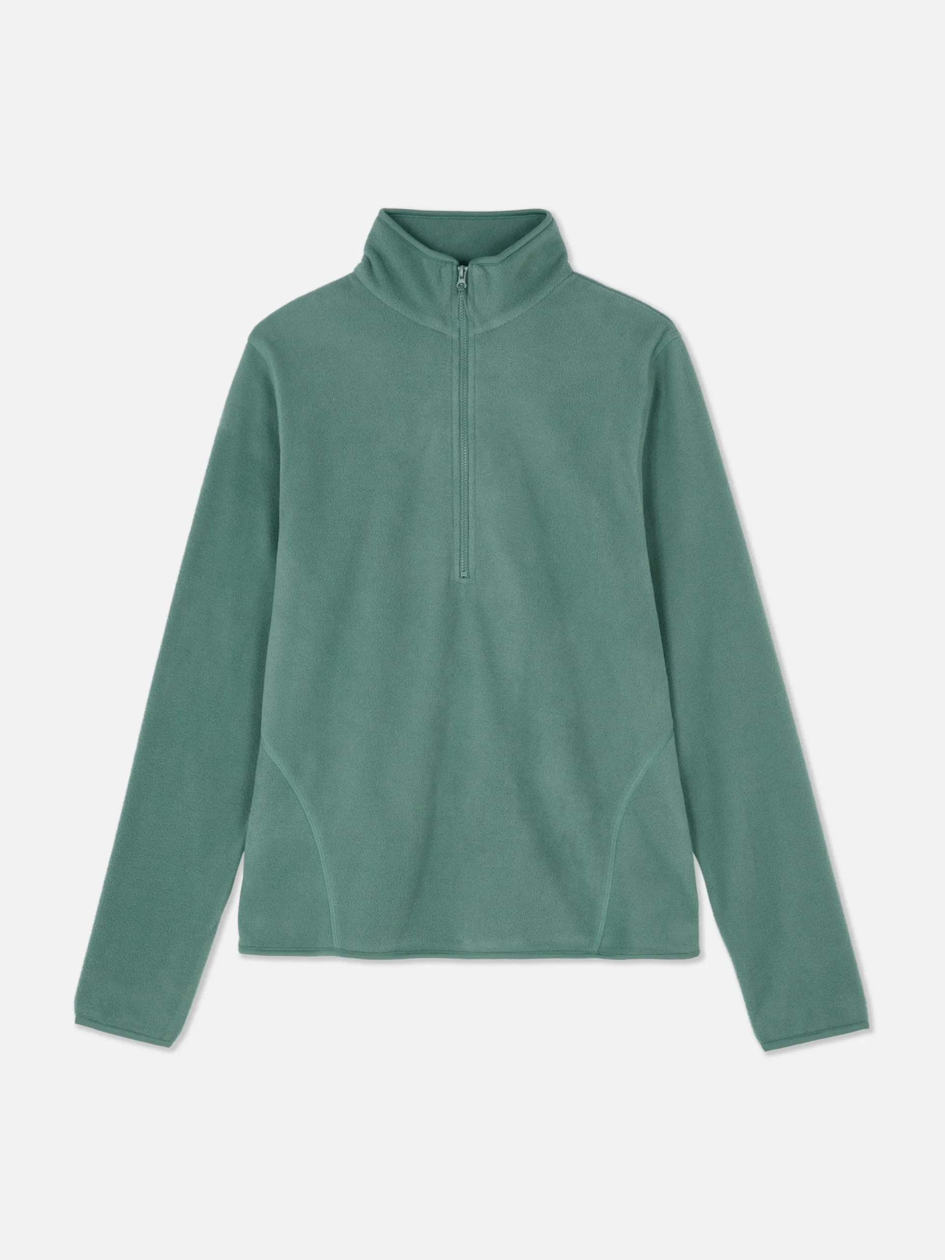 Pullover Und Cardigans|Primark Fleecejacke Mit Halbem Reißverschluss Grün