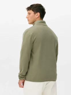 Jacken Und Mäntel|Primark Fleecejacke Mit Trichterkragen Und Reißverschluss Hellgrün