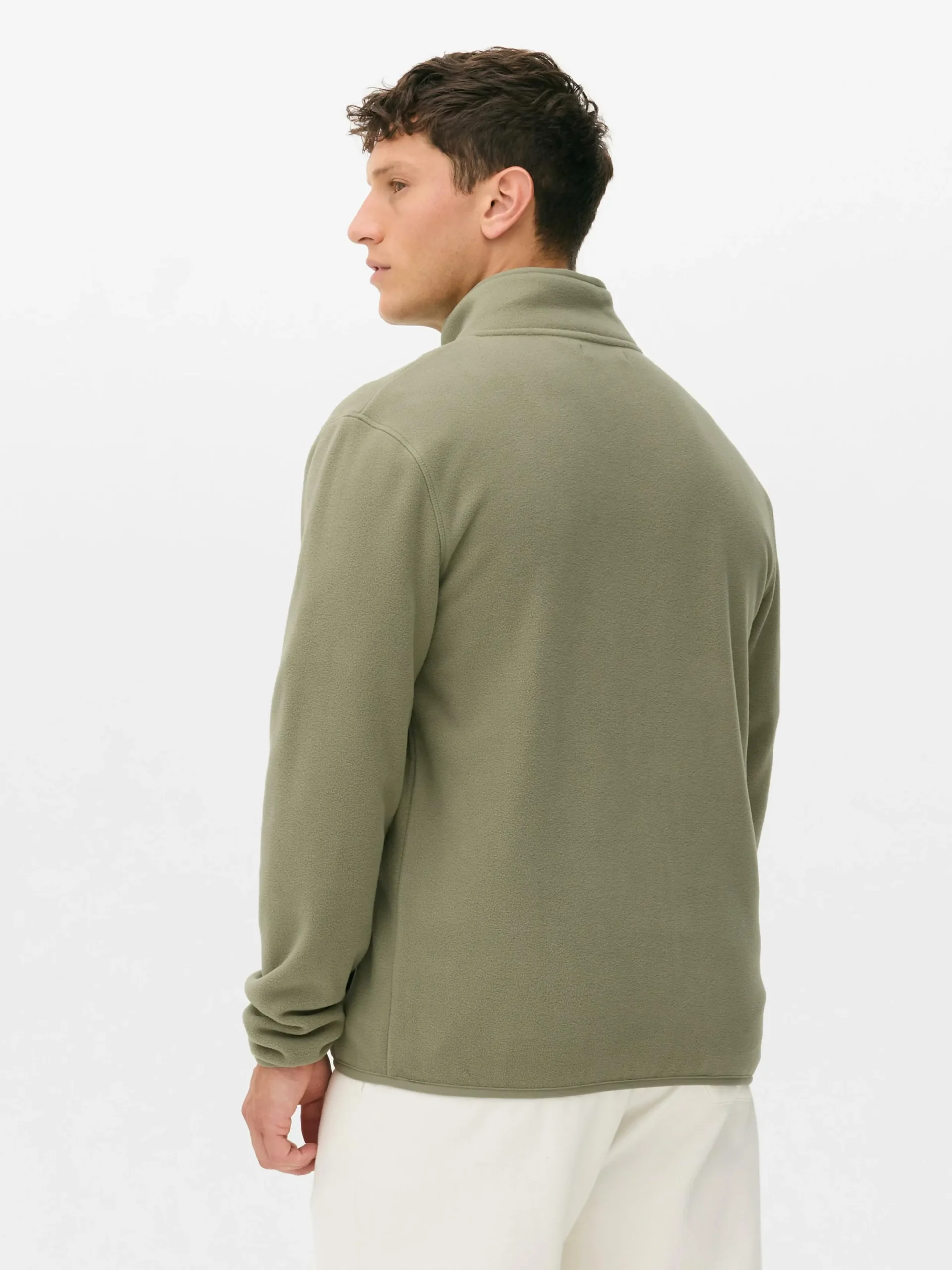 Jacken Und Mäntel|Primark Fleecejacke Mit Trichterkragen Und Reißverschluss Hellgrün