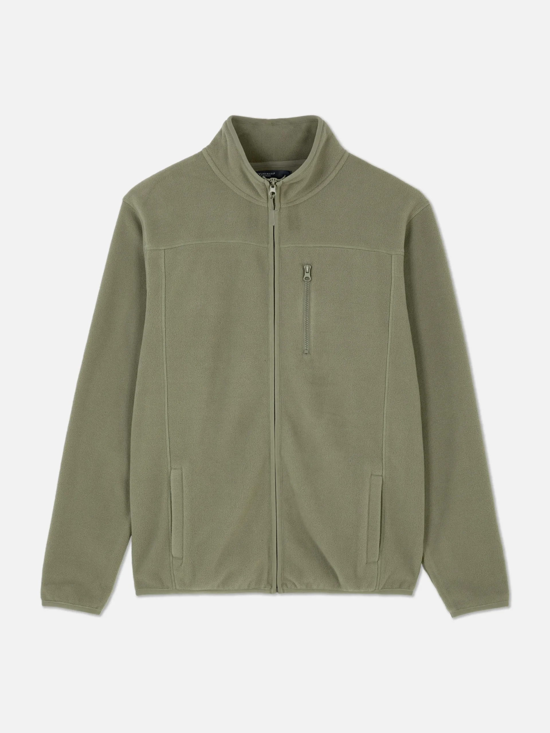 Jacken Und Mäntel|Primark Fleecejacke Mit Trichterkragen Und Reißverschluss Hellgrün