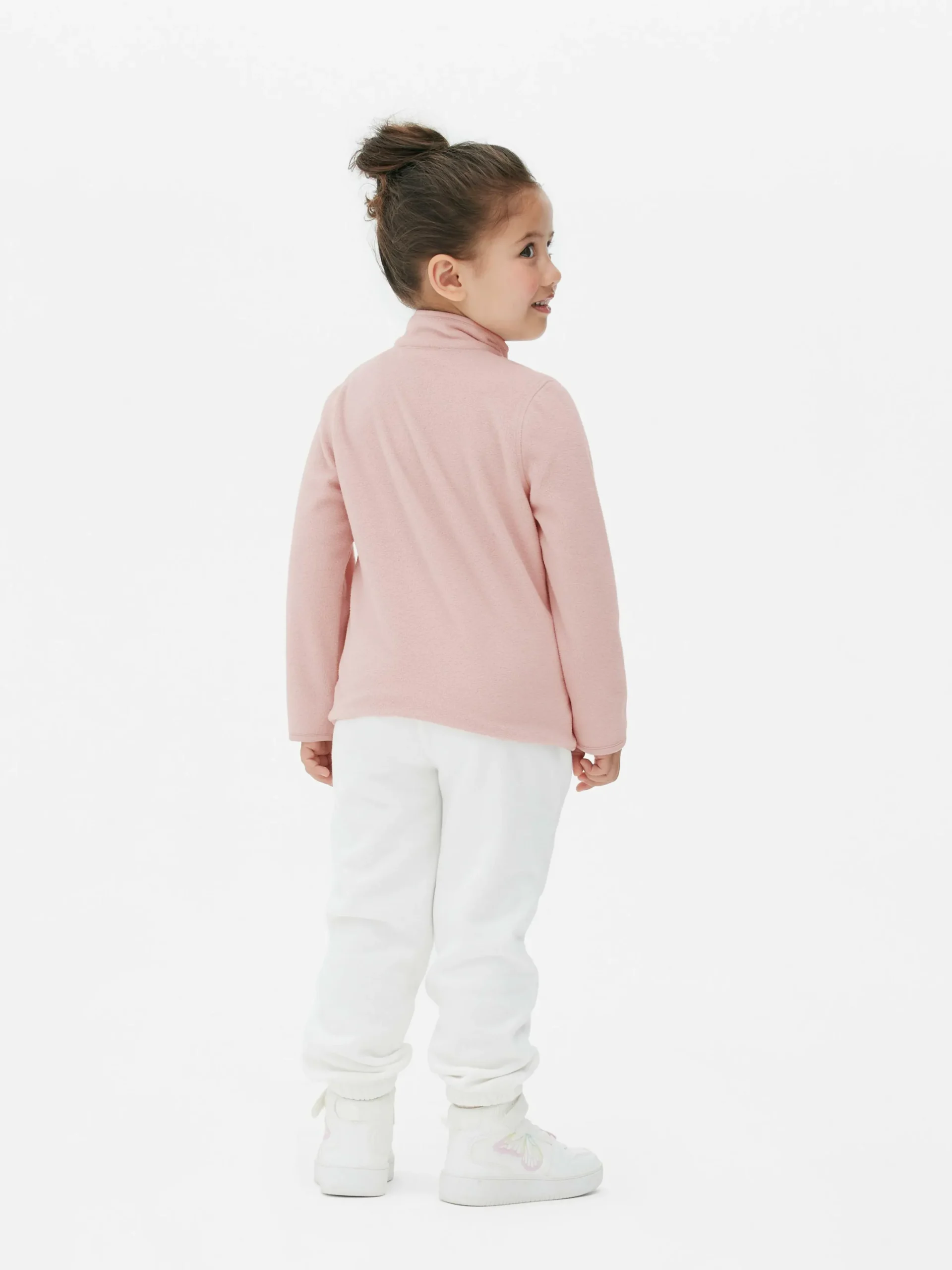Hoodies Und Sweatshirts|Primark Fleecejacke Mit Viertelreißverschluss Rosa