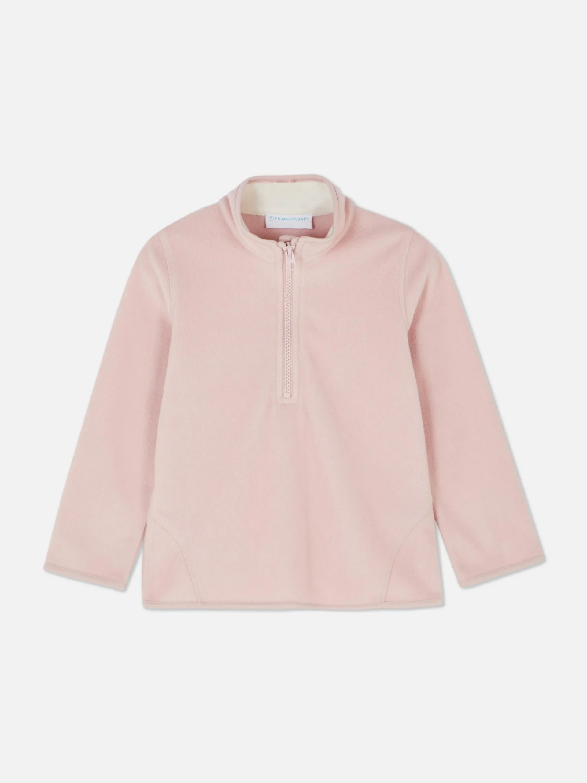 Hoodies Und Sweatshirts|Primark Fleecejacke Mit Viertelreißverschluss Rosa