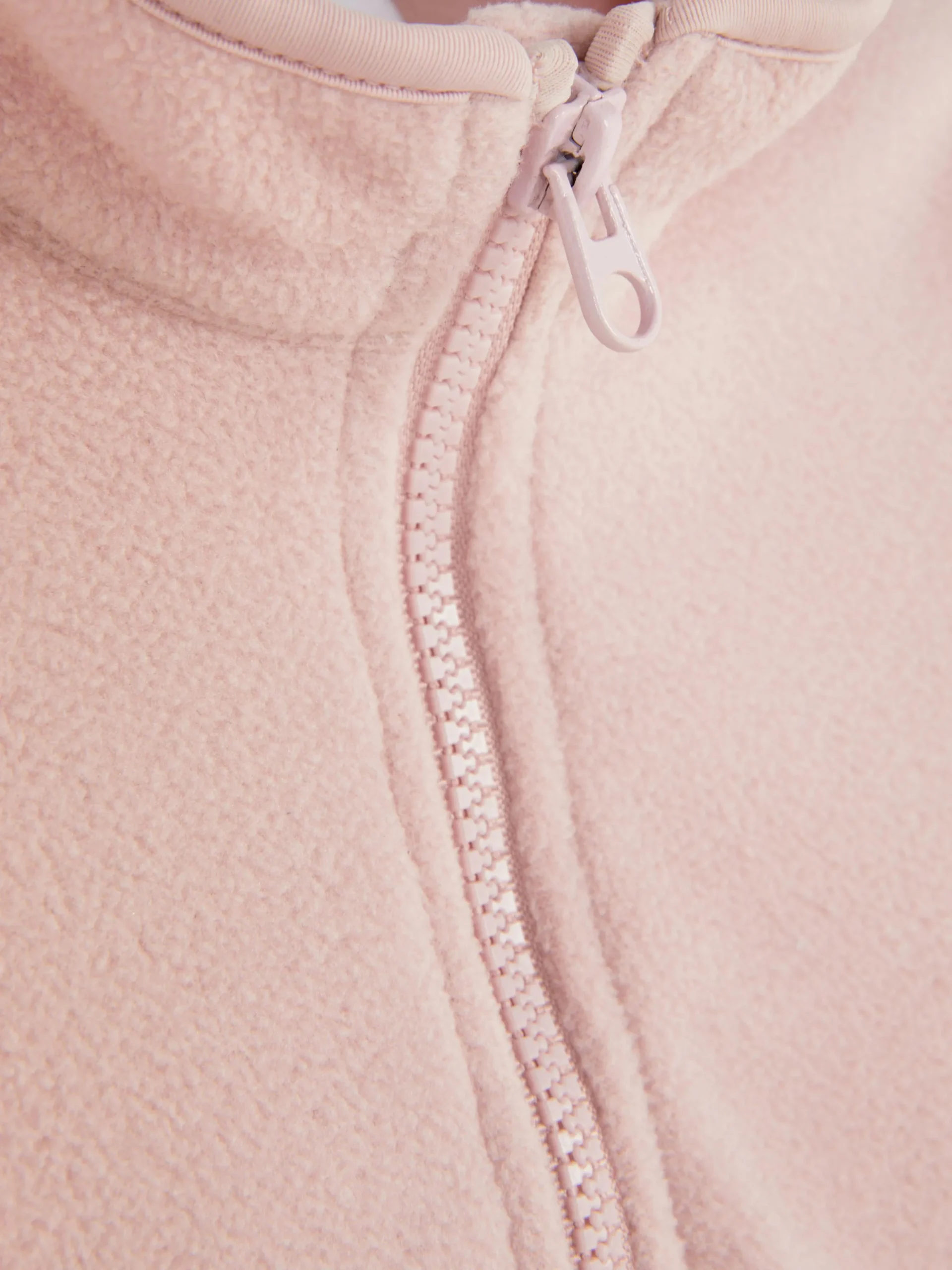 Hoodies Und Sweatshirts|Primark Fleecejacke Mit Viertelreißverschluss Rosa