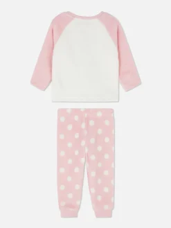 Schlafanzüge Und Nachtwäsche|Primark Fleece-Schlafanzug Mit Tierfiguren Rosa
