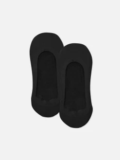 Socken|Primark Füßlinge Aus Mikrofaser, 2er-Pack Schwarz