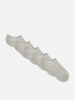 Socken|Primark Füßlinge, 5er-Pack Grau