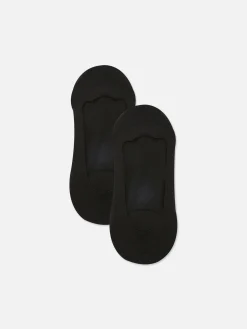 Socken|Primark Füßlinge Mit Stoßdämpfender Sohle, 2er-Pack Schwarz