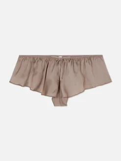 Slips|Primark French Knickers Aus Fließendem Satin Taupefarben
