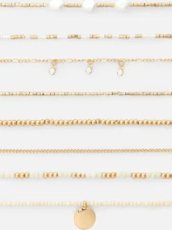 Schmuck|Primark Freundschaftsarmbänder, 8er-Pack Gelb