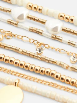 Schmuck|Primark Freundschaftsarmbänder, 8er-Pack Gelb